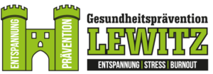 Das Bild zeigt das Logo der Gesundheitsprävention Lewitz zum Beitrag Faszientraining bei Kniebeschwerden.