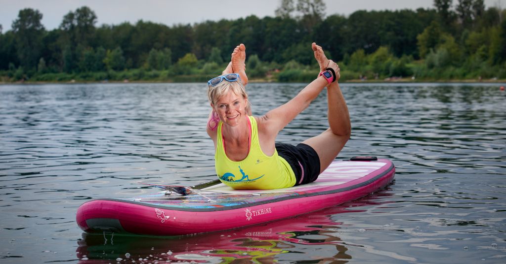 Ausgesuchte Stand Up Paddle (SUP) Yoga Übungen
