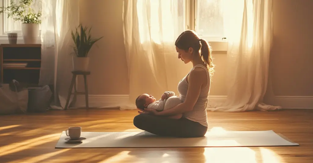 Yoga für Mamas: Selbstfürsorge nach der Geburt