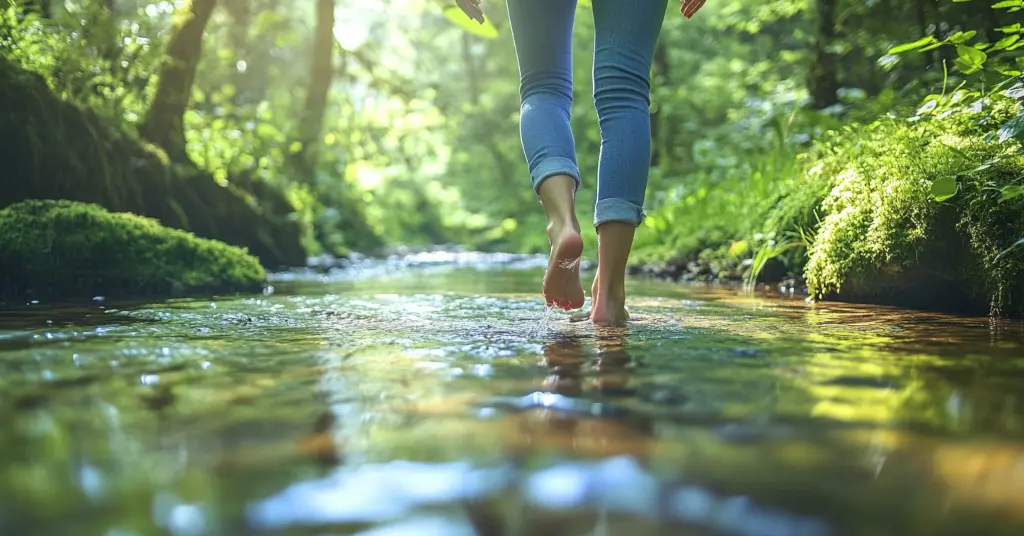 Barfuß durch den Bach – Warum Bewegung am und im Wasser Körper und Seele heilt